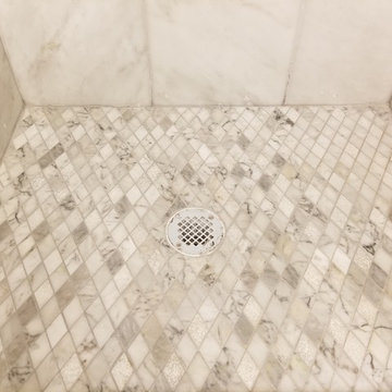 Bathroom remodel - Carrara marble