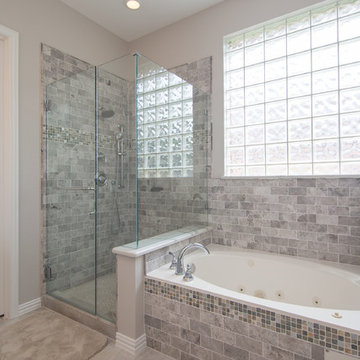 Bathroom Remodel | Eclectic Shaker & Cool Colors