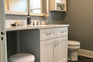 Bathroom - mid-century modern bathroom idea in Other