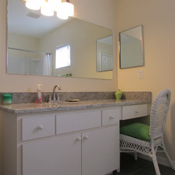 Bathroom Remodel-Refresh with fiberglass surround