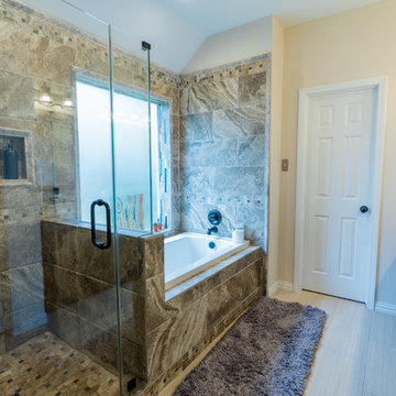 Master Bathroom Remodeling & Design (Shower & Tub Overlook)