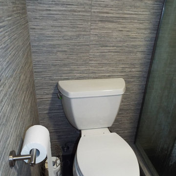 Bathroom Remodel with Porcelain 20"x24" Tile and Granite Tile- Taylor