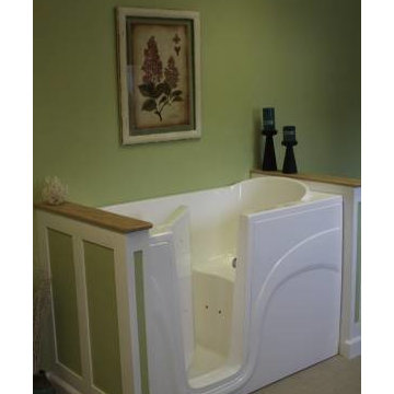 Bathroom Remodel with Walk In Bath Tub
