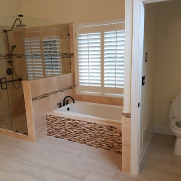 Bathroom Remodeling with Kemper Choice Maple Cabinetry in Black Forest DeWhite