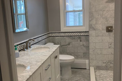 ワシントンD.C.にあるコンテンポラリースタイルのおしゃれな浴室の写真