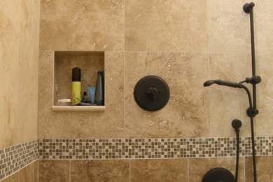 Example of a tuscan bathroom design in Vancouver