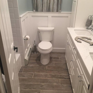 Bathroom Renovation (Double Sink Vanity with Linen Cab)