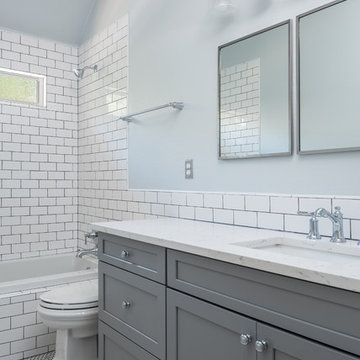 Bathroom Renovation on Bel Air - Open Bathtub Shower Combo