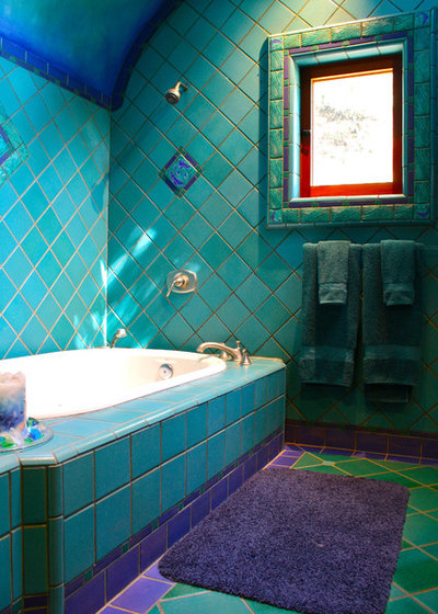 Eclectic Bathroom by Shannon Malone