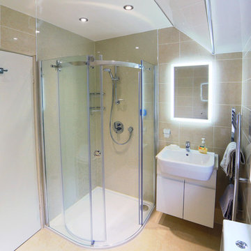Bathroom/ Showeroom fitted in Woodley, Stockport, Cheshire