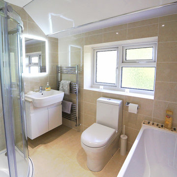Bathroom/ Showeroom fitted in Woodley, Stockport, Cheshire
