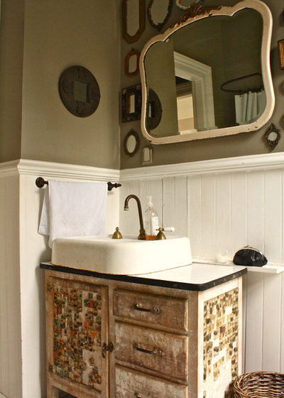 Eclectic Bathroom by Shannon Malone