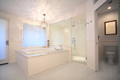 Bathroom  -  Sophisticated White