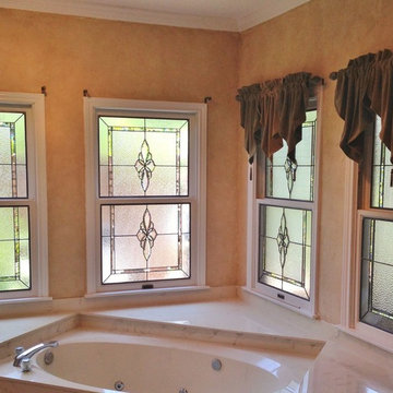 Bathroom Stained Glass Windows
