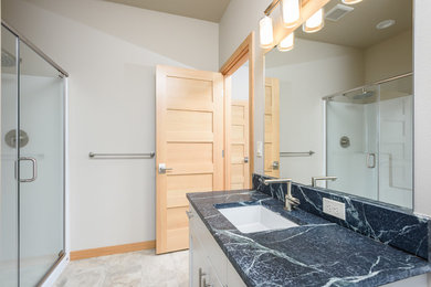 Inspiration for a bathroom remodel in Seattle