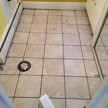 Bathroom Sub Floor Replacement and Tile