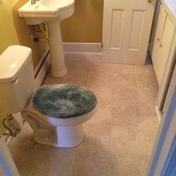 Bathroom Sub Floor Replacement and Tile