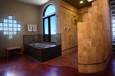 Bathroom - traditional bathroom idea in Phoenix