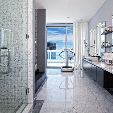 Bathroom Vanity and Shower