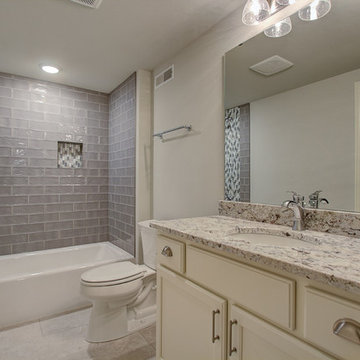 Bathroom with Glass Tiles