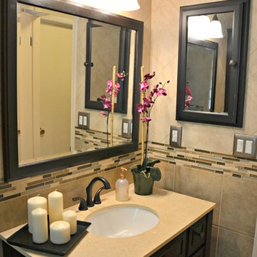 Bathroom with Oil Rubbed Bronze Accents