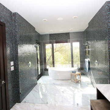 Bathrooms and kitchen