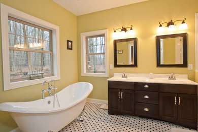 Bathroom - contemporary bathroom idea in Cleveland