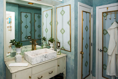 Inspiration for a victorian bathroom remodel in New York