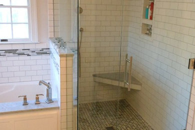 Bathroom - mid-sized traditional bathroom idea in Other