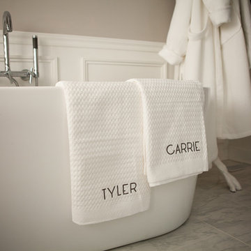 Bathrooms featuring Eco-Friendly Waffle Weave Towels