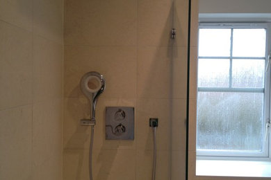 Modern bathroom in Devon.