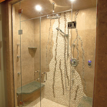 Bathrooms in log homes