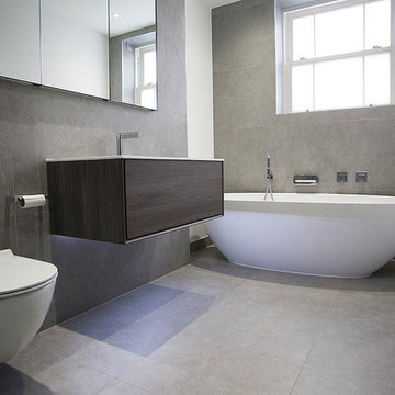 Bathrooms, Kitchen and Bedrooms in a Mill Hill London Mansion