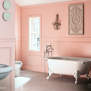 Grey And Pink Bathroom Houzz