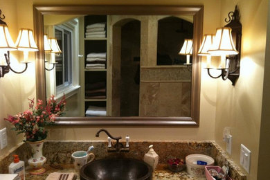 Example of a classic bathroom design in Other