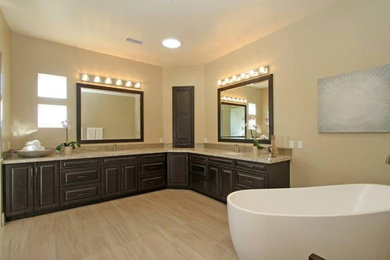 Example of a trendy bathroom design in Other