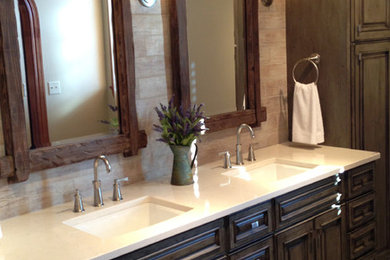 Example of a mountain style bathroom design in Milwaukee