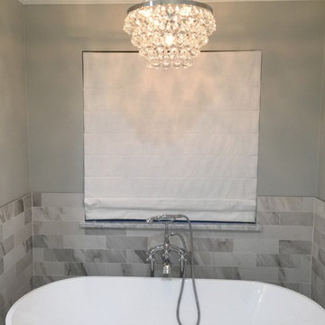 Bathrooms - Tile & Carrara Marble