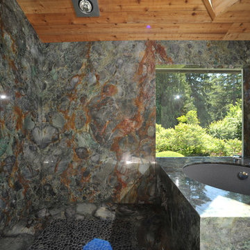 Baths with granite