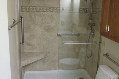Bathtub to Shower Conversion - Elderly Friendly