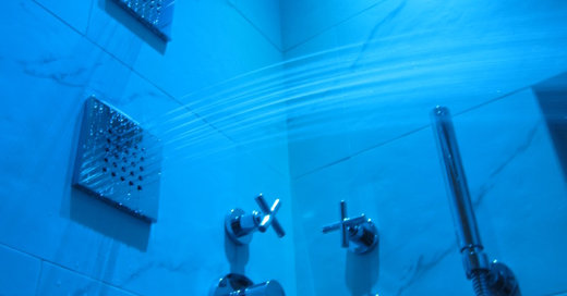 Shower Lights Bathe Bathrooms in Brightness