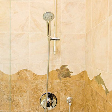 Bay Area child bathroom remodeling with shower over tub