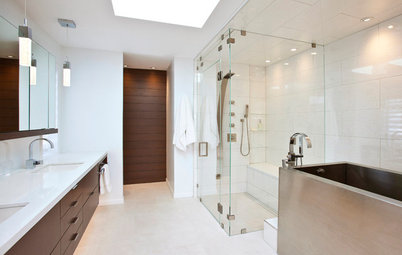 Room of the Day: New Layout, More Light Let Master Bathroom Breathe
