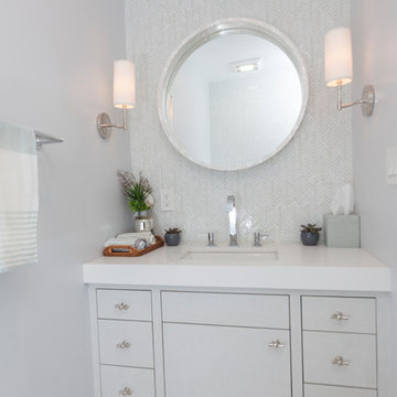 Beach Home Bathroom and At Home Office