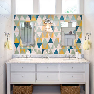 Beach house bathroom remodel