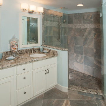 Beachy Blue Bathroom Remodel // Palmetto