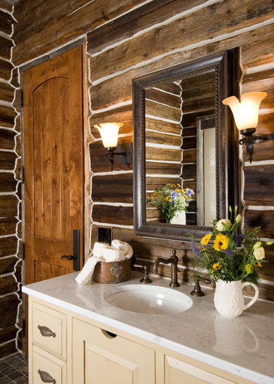 ラスティック 浴室 by Montana Reclaimed Lumber Co.