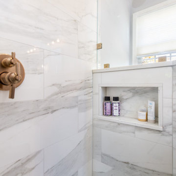 Beautiful Blue Bath Remodel