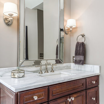 Beaded Frame Mirror, Wall Sconces