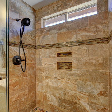Beautiful Shower Feature in this Bathroom Upgrade